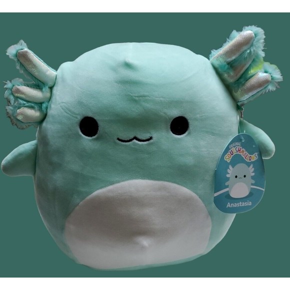 Squishmallows 10” Anastasia Axolotl Blue Green Teal Plush Toy NEW - Picture 3 of 6